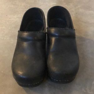 Black Dansko clogs